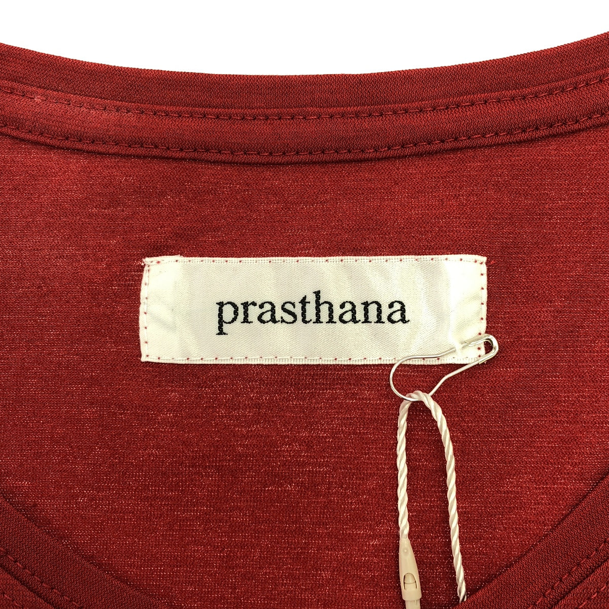 【신품】 prasthana / 프라스타나 | longsleeve / 컷소우 | M | 레드 | 남성