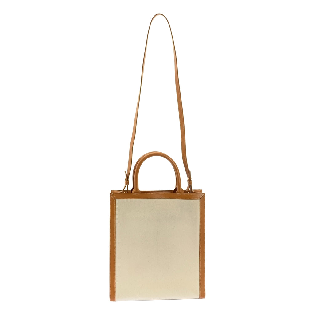 CELINE / 셀린느 | 스몰 버티컬 하마 가죽 캔버스 숄더백 / 192082BNZ |