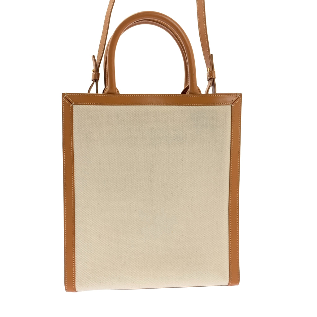 CELINE / 셀린느 | 스몰 버티컬 하마 가죽 캔버스 숄더백 / 192082BNZ |