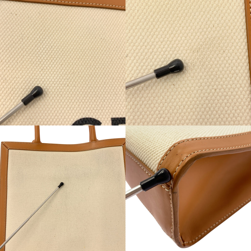 CELINE / 셀린느 | 스몰 버티컬 하마 가죽 캔버스 숄더백 / 192082BNZ |