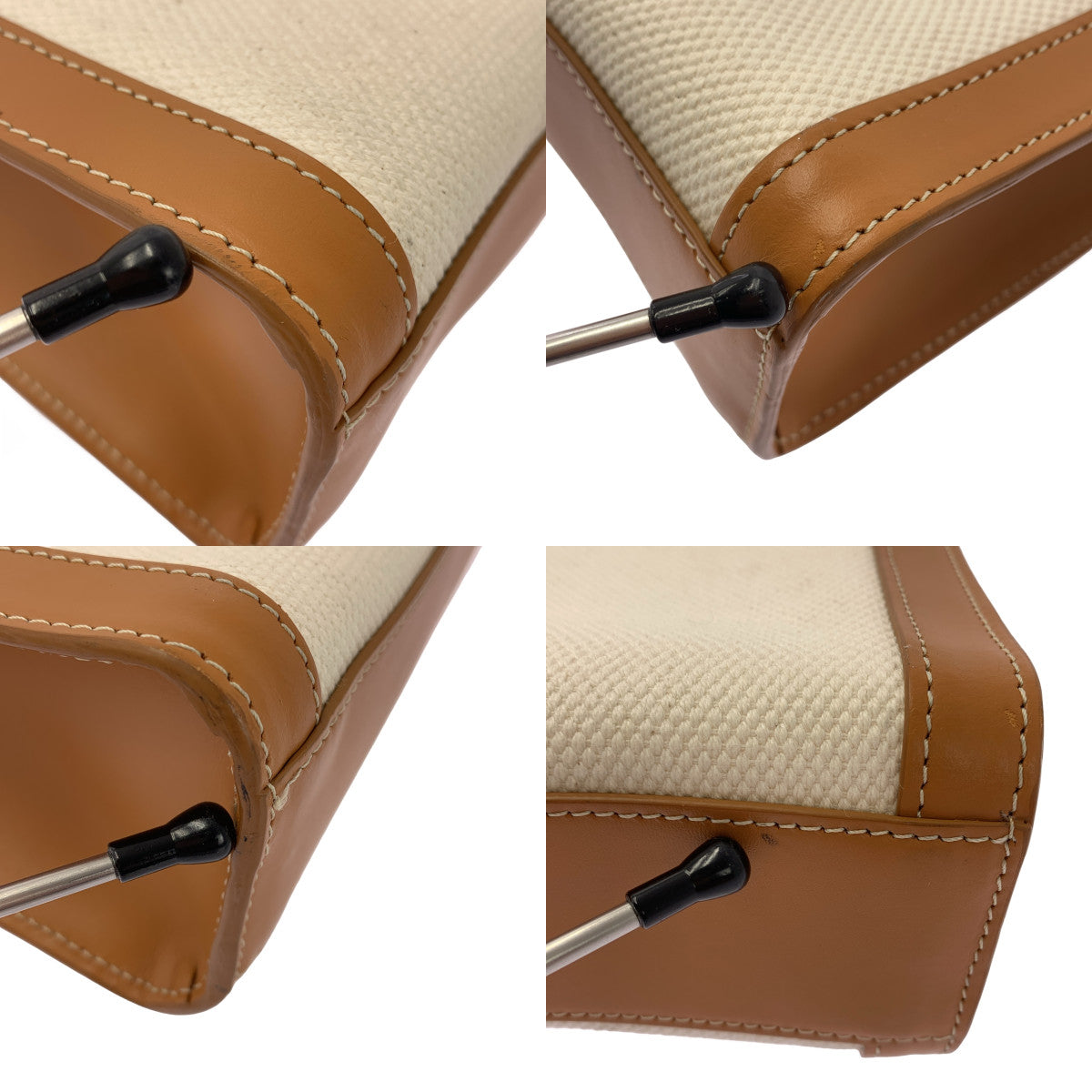 CELINE / 셀린느 | 스몰 버티컬 하마 가죽 캔버스 숄더백 / 192082BNZ |