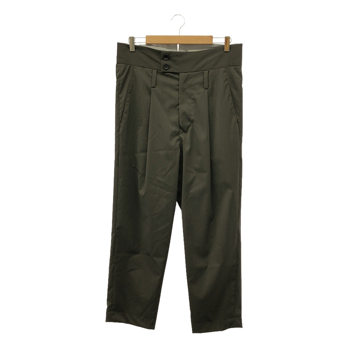 [New] prasthana / Prasthana | W/SOLOTEX high rise slacks / Pants | M | Black | Men's