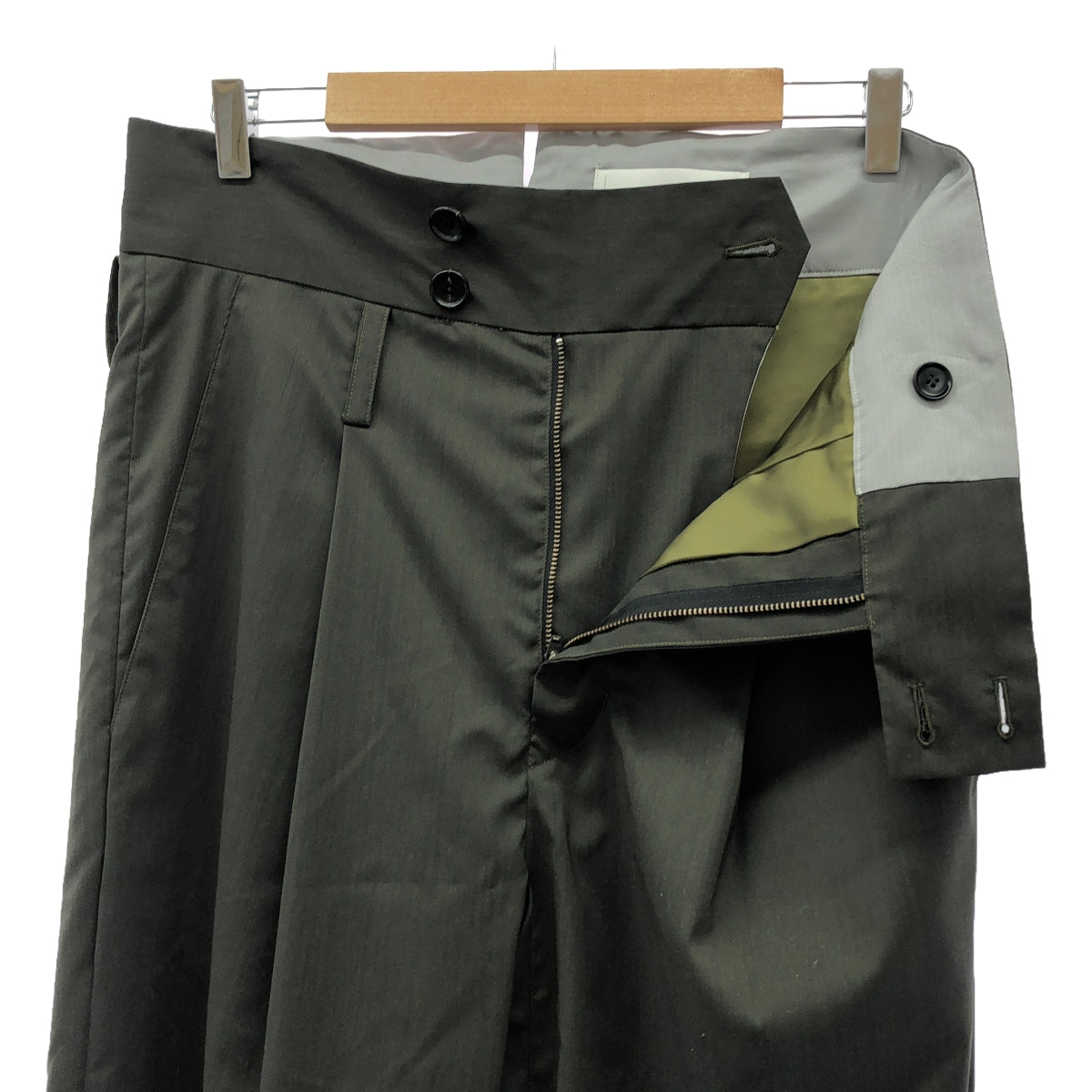 [New] prasthana / Prasthana | W/SOLOTEX high rise slacks / Pants | M | Black | Men's