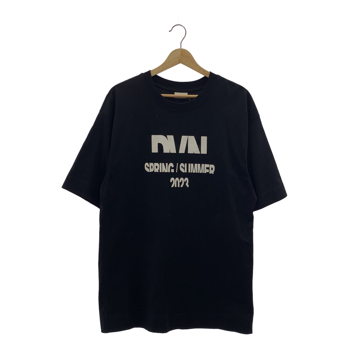 DRIES VAN NOTEN / 드리스 반 노텐 | 2023SS | HELI PRSH 6603 MKT-SHIRT / 양면 프린트 로고 T 셔츠 컷소우 | L | 남성