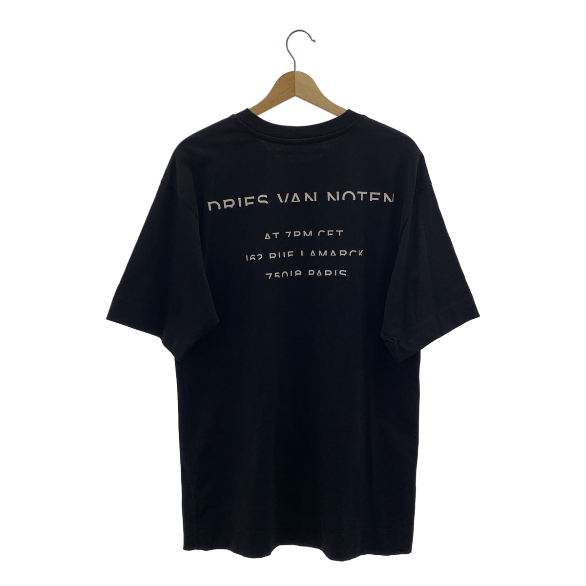 DRIES VAN NOTEN / 드리스 반 노텐 | 2023SS | HELI PRSH 6603 MKT-SHIRT / 양면 프린트 로고 T 셔츠 컷소우 | L | 남성