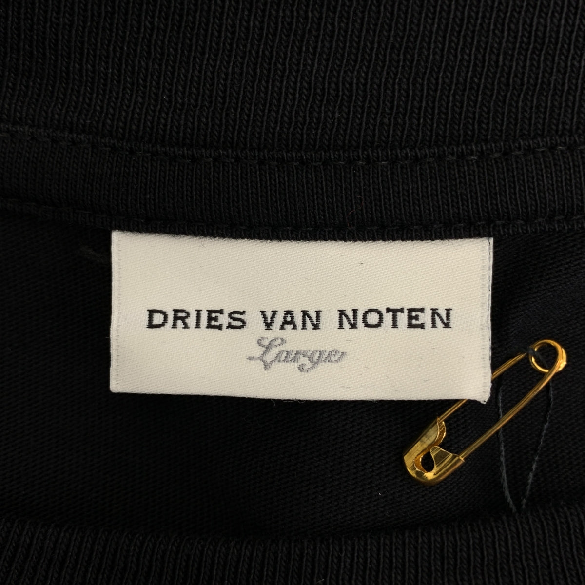 DRIES VAN NOTEN / 드리스 반 노텐 | 2023SS | HELI PRSH 6603 MKT-SHIRT / 양면 프린트 로고 T 셔츠 컷소우 | L | 남성