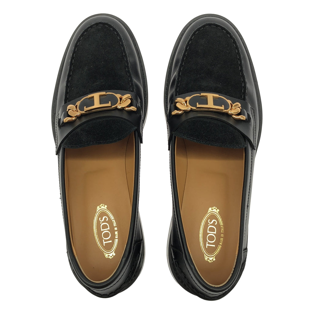 TOD'S | GOMMA BASSO T 型鏈皮革樂福鞋 | 尺寸 39 | 男款
