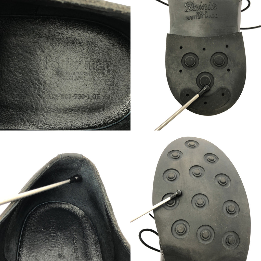 Y's for men / ワイズフォーメンヨウジヤマモト | レザー レースアップ プレーントゥ ドレスシューズ 革靴 |