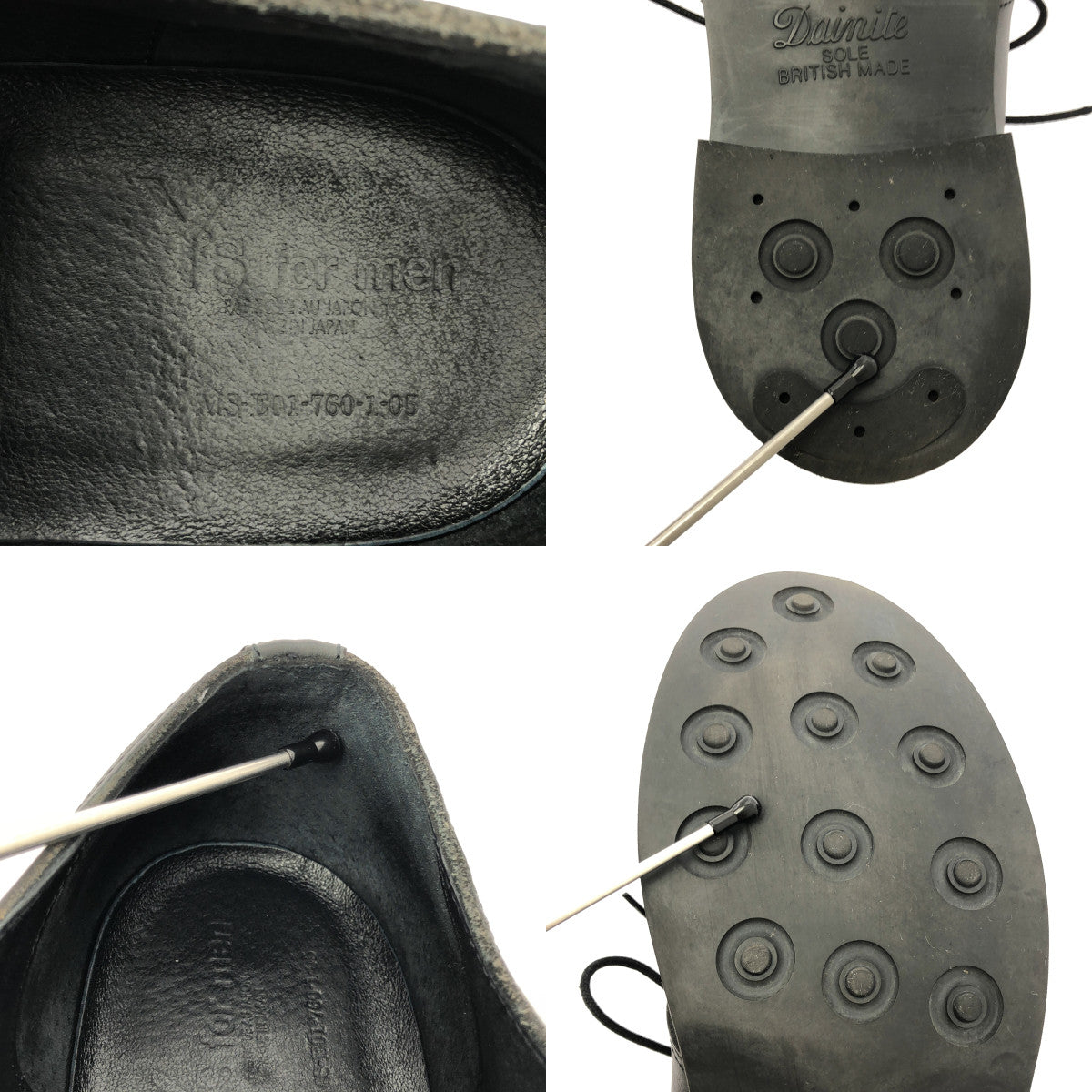 Y's for men / ワイズフォーメンヨウジヤマモト | レザー レースアップ プレーントゥ ドレスシューズ 革靴 |