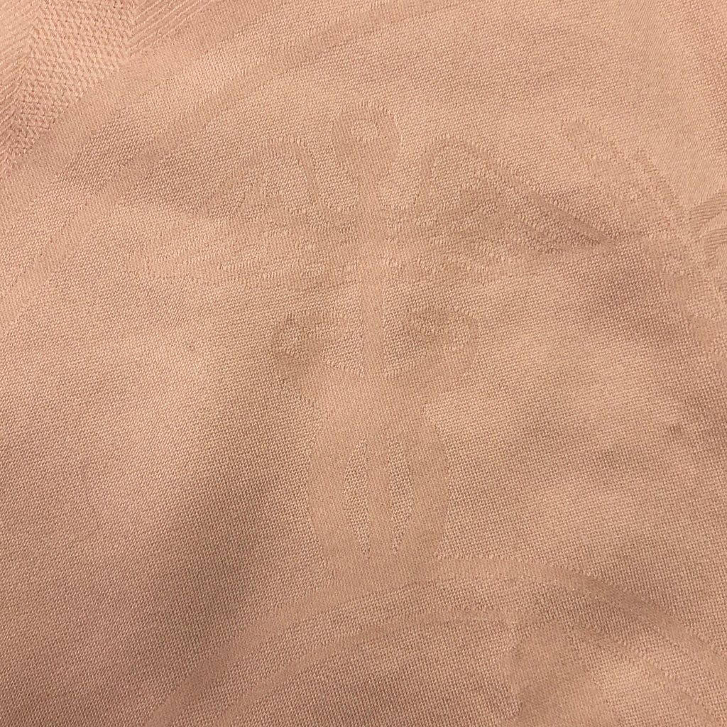 HERMES / 헤르메스 | 뉴 리브리스 / 캐시미어 실크 로고 자카드 대형 프린지 스톨 머플러 |