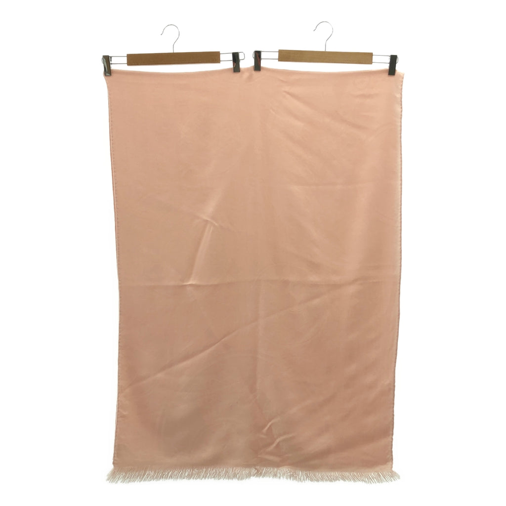 HERMES / 헤르메스 | 뉴 리브리스 / 캐시미어 실크 로고 자카드 대형 프린지 스톨 머플러 |