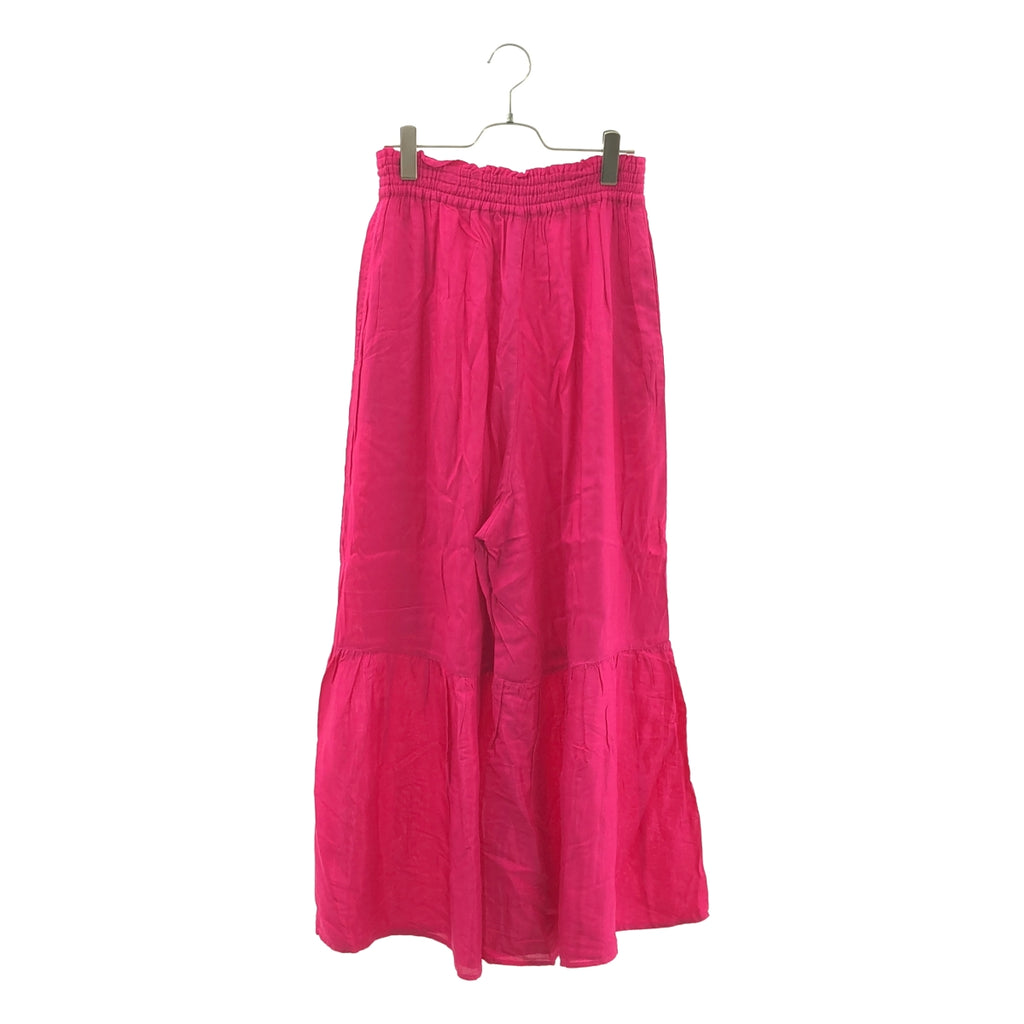 ne Quittez pas / 누키테파 | 레이온 티어드 와이드 이지 팬츠 | F | 여성