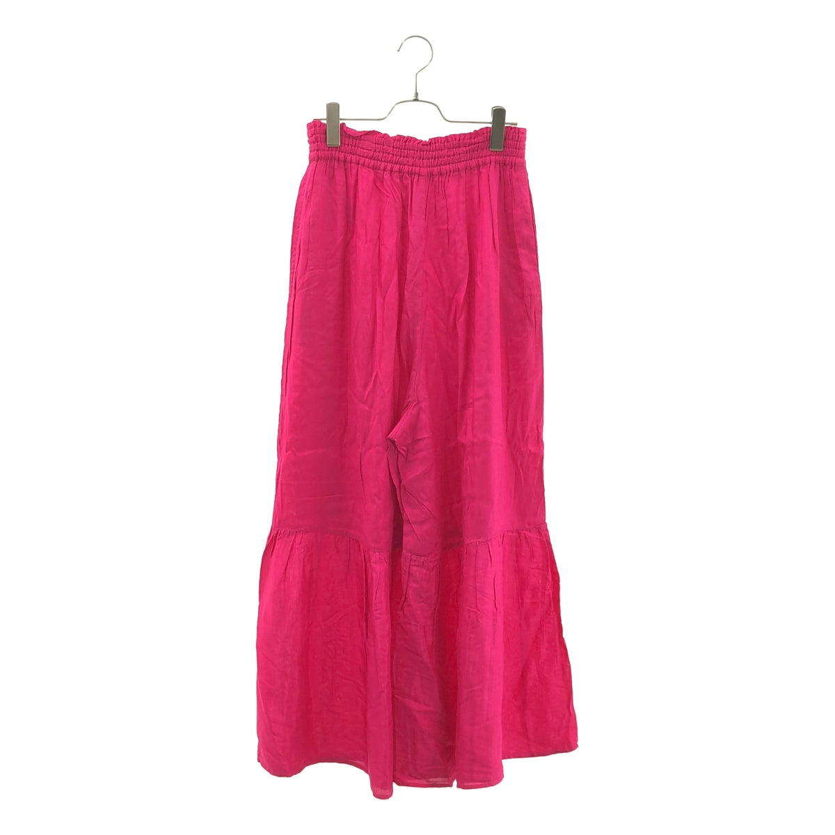 ne Quittez pas / 누키테파 | 레이온 티어드 와이드 이지 팬츠 | F | 여성