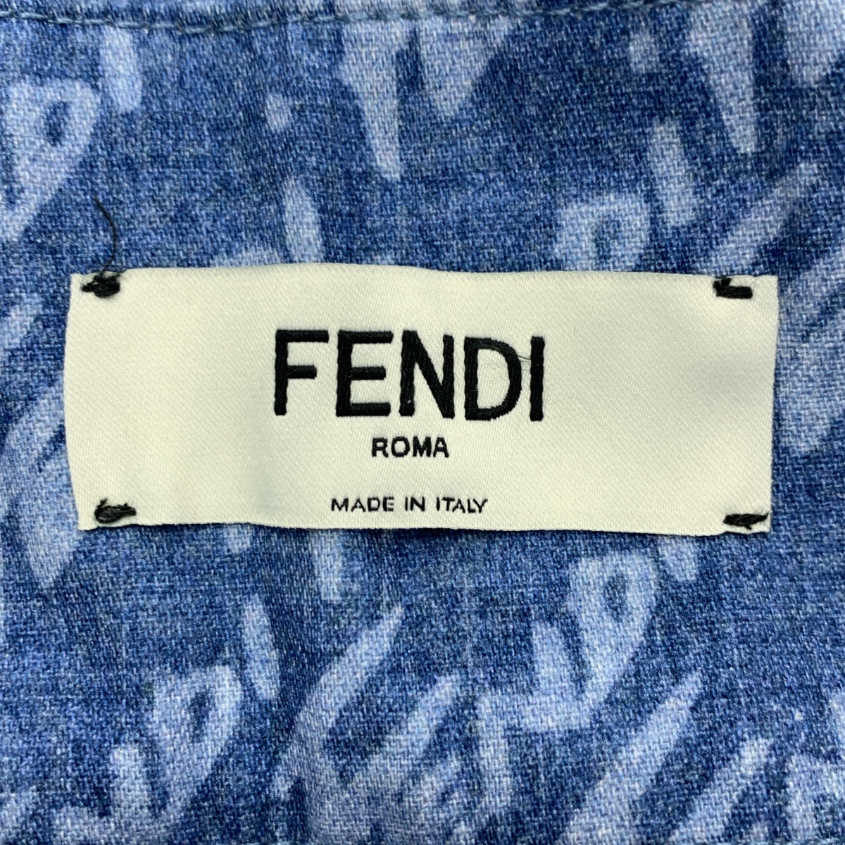 FENDI | 滿印 Logo Zucca 拉鍊短褲 | 尺寸 40 | 女款