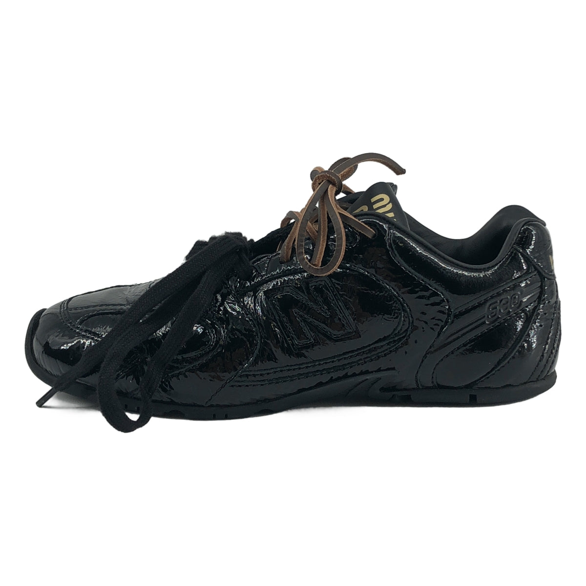 miu miu / ミュウミュウ | 2025SS | ×NEW BALANCE / 530 SL パテントレザー スニーカー | 35.5 | レディース