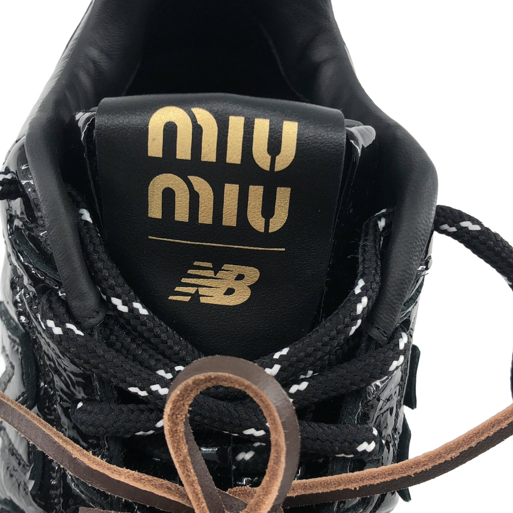 miu miu / ミュウミュウ | 2025SS | ×NEW BALANCE / 530 SL パテントレザー スニーカー | 35.5 | レディース