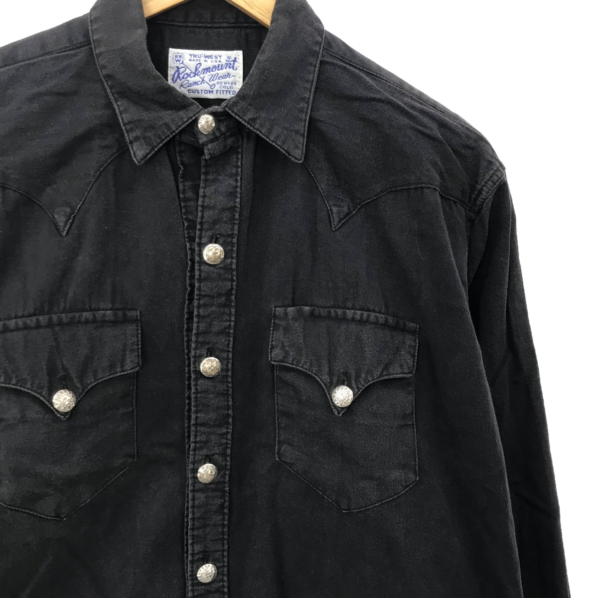 VINTAGE / Vintage clothing | Estimated 1990s ~ USA made ROCK MOUNT / Rock Mount concho button western shirt |