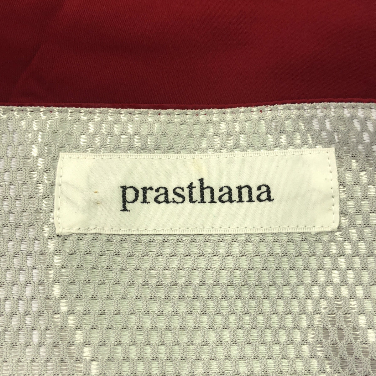 【신품】 prasthana / 프라스타나 | adaptation vest | M | 레드 | 남성