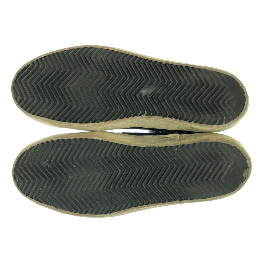 金鵝 (GOLDEN GOOSE) | FRANCY 復古側拉鍊高筒運動鞋 | 36碼 | 藍色 | 女款