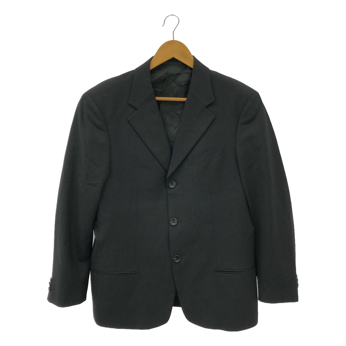 ARMANI COLLEZIONI | Wool 3B tailored jacket | 48 | Black | Men's