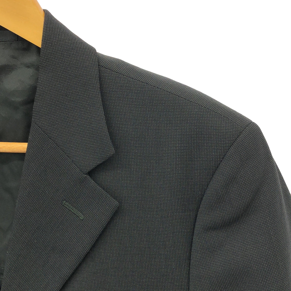 ARMANI COLLEZIONI | Wool 3B tailored jacket | 48 | Black | Men's