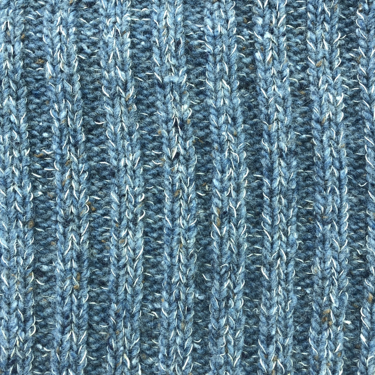 CLANE / CLANE | MIX YARN WIDE RIB TURTLE KNIT TOPS / Turtleneck slit knit | 1 | Blue | Women's