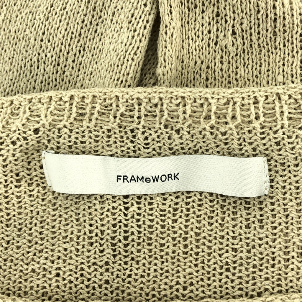 Framework / フレームワーク | 2023SS | ウォッシャブルニュアンス ワイドプルオーバー | F | レディース