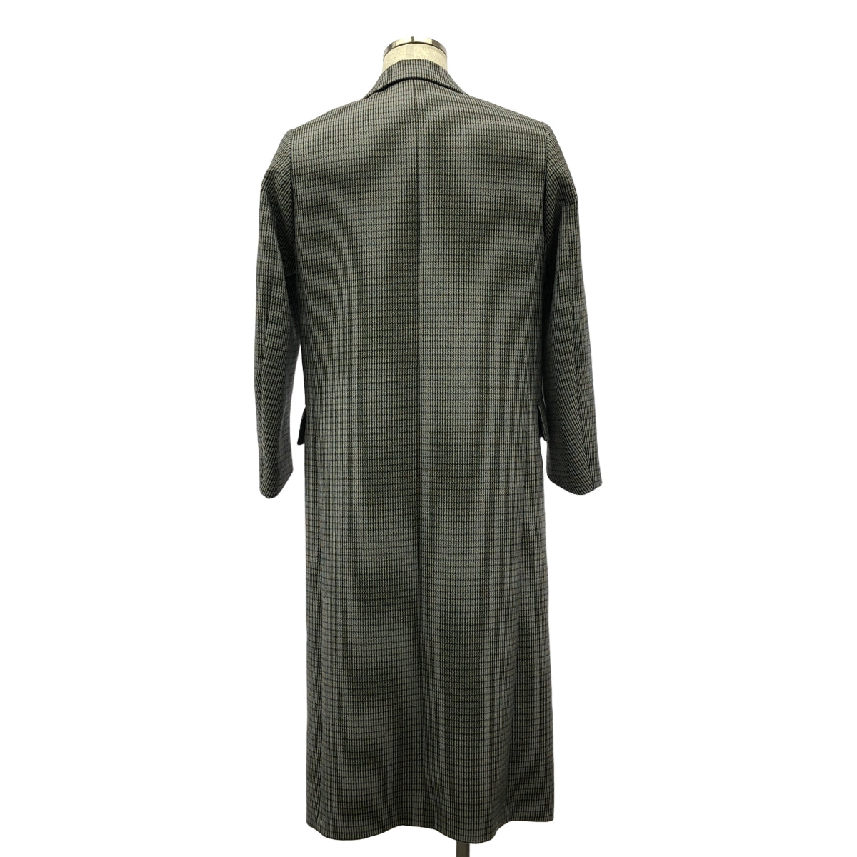 AURALEE / オーラリー | 2019AW | DOUBLE FACE CHECK CHESTERFIELD COAT ダブルフェイス チェック チェスターフィールド コート | 0 | マルチカラー | メンズ