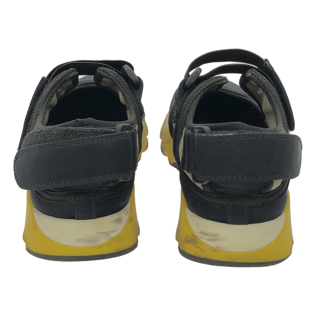 MARNI / 마르니 | SCARPA SNEAKER 벨크로 스니커즈 | 36 | 블랙 / 옐로우 / 그레이 | 여성