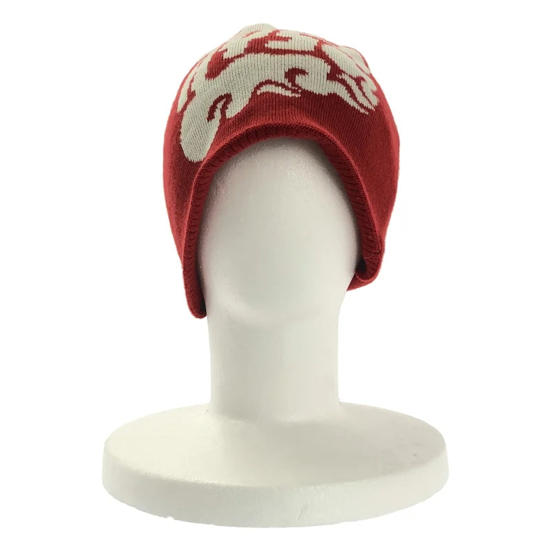 HYSTERIC GLAMOUR / ヒステリックグラマー | FLAME LOGO SHORT BEANIE / ロゴ ビーニーキャップ 帽子 | FREE | その他