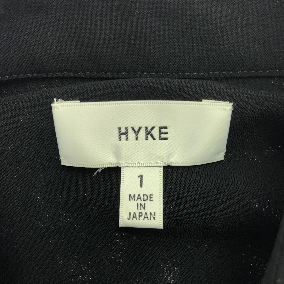 HYKE / ハイク | SHIRT DRESS ドロスト シャツワンピース | 1 | レディース