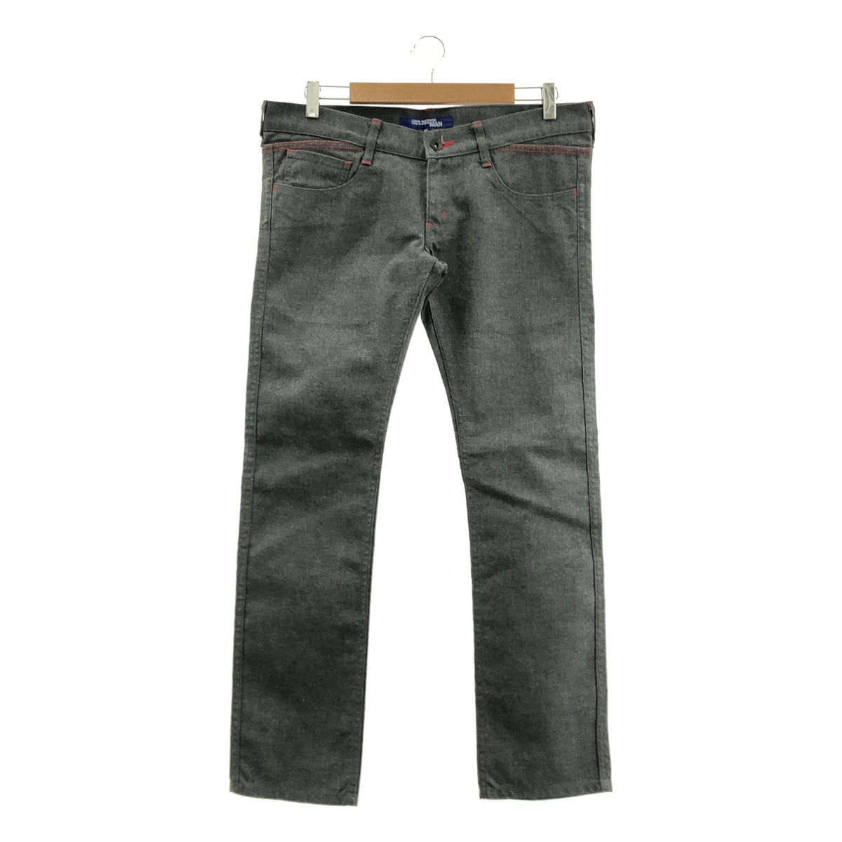 JUNYAWATANABE COMMEdesGARCONS MAN / 준야와타나베만 | 2010AW | 폴리에스테르 코튼 스트레이트 팬츠 | M | 그레이 | 남성