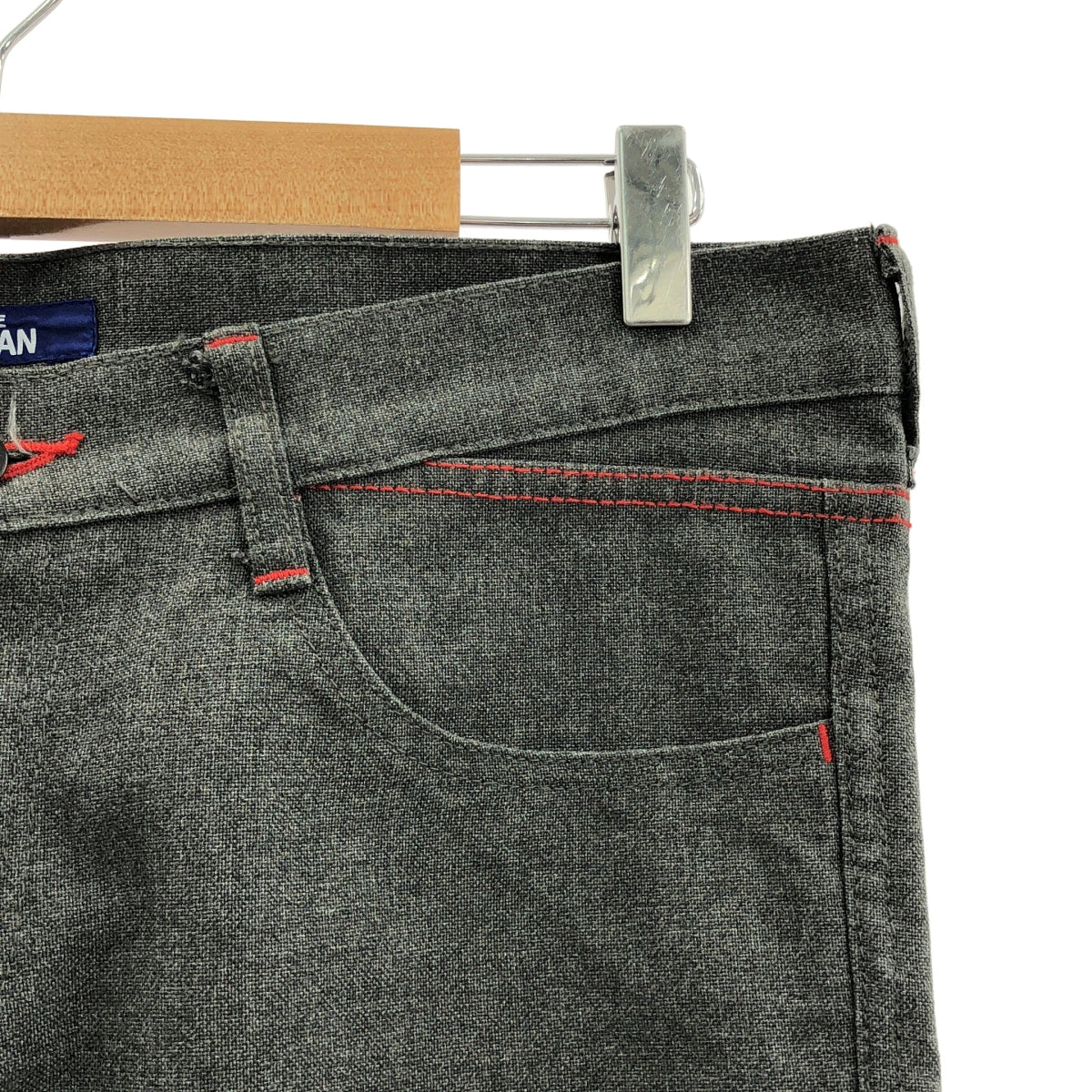 JUNYAWATANABE COMMEdesGARCONS MAN / 준야와타나베만 | 2010AW | 폴리에스테르 코튼 스트레이트 팬츠 | M | 그레이 | 남성