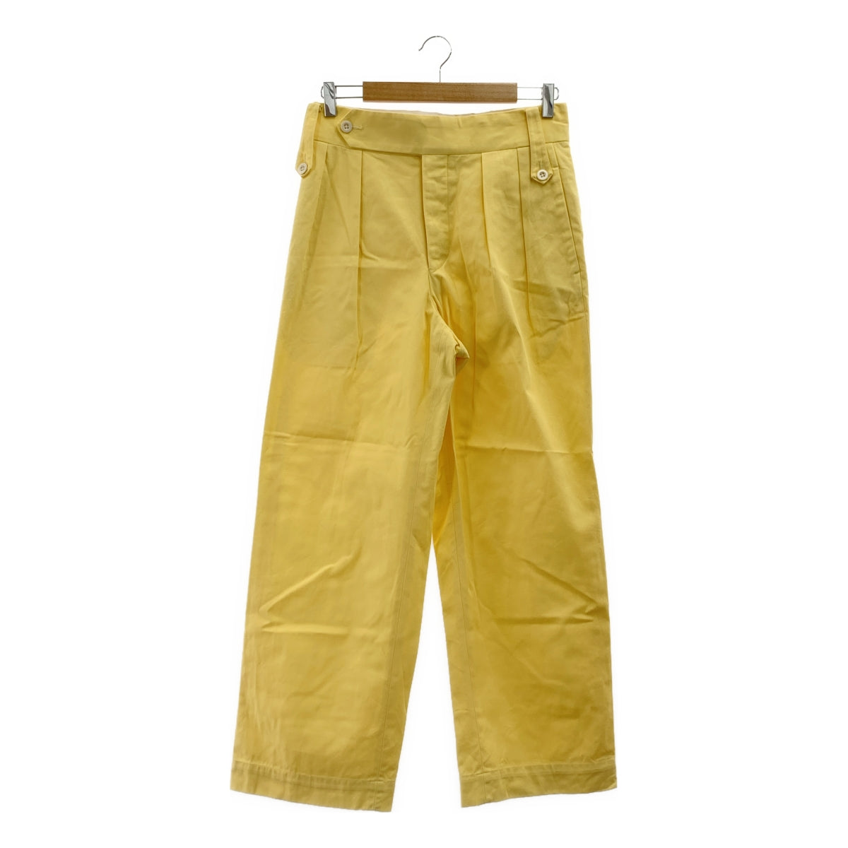 Tangent / タンジェント | HENRY GURKHA TROUSERS ヘンリー 2タック グルカ トラウザー パンツ | 44 | イエロー | メンズ