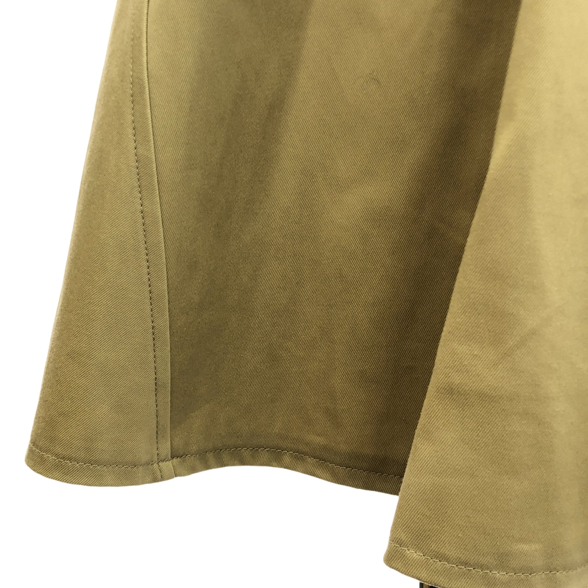 [狀況良好] JUNYA WATANABE COMME des GARCONS / 渡邊淳彌 | 2020SS | 不對稱貼布褲復刻斜紋布裙 | S | 米色 | 女款