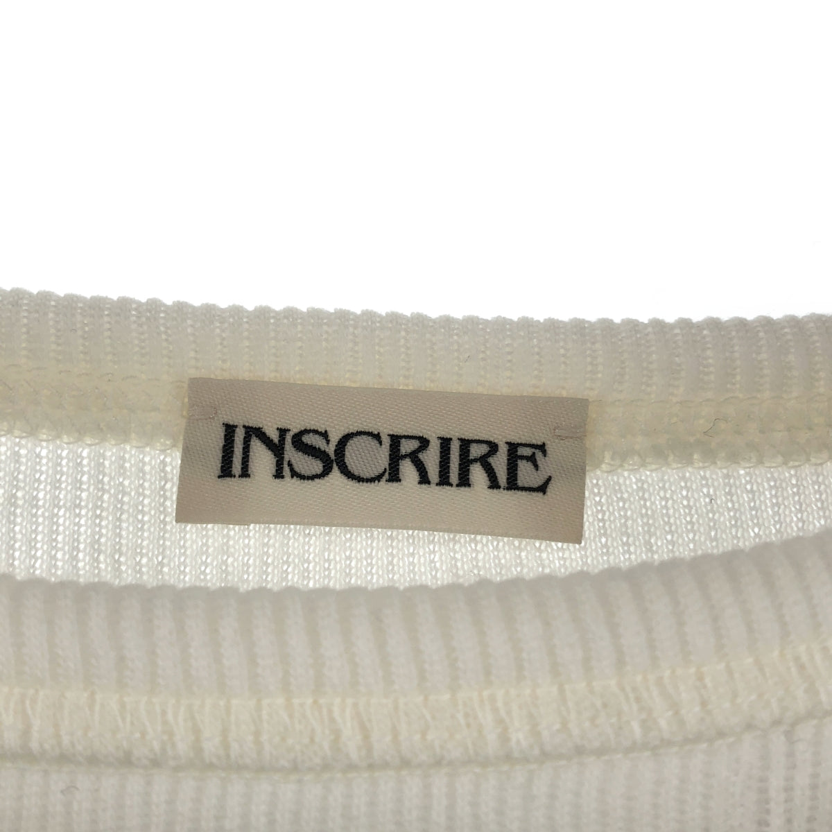 INSCRIRE / アンスクリア | 2025AW | Plating Rib Layered Tee レイヤードTee | M | レディース