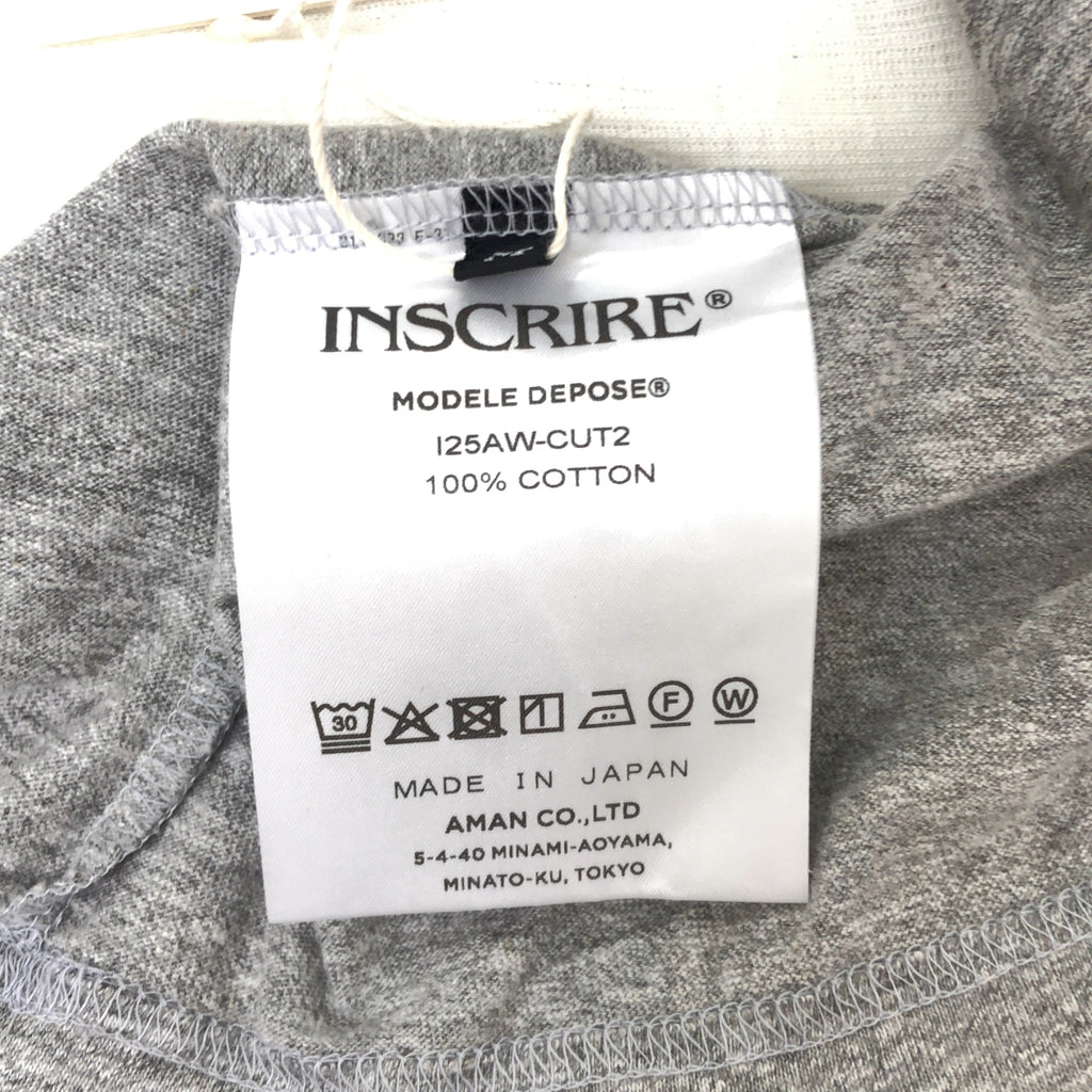 INSCRIRE / アンスクリア | 2025AW | Plating Rib Layered Tee レイヤードTee | M | レディース