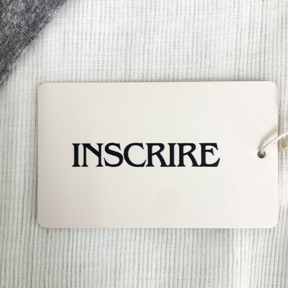INSCRIRE / アンスクリア | 2025AW | Plating Rib Layered Tee レイヤードTee | M | レディース