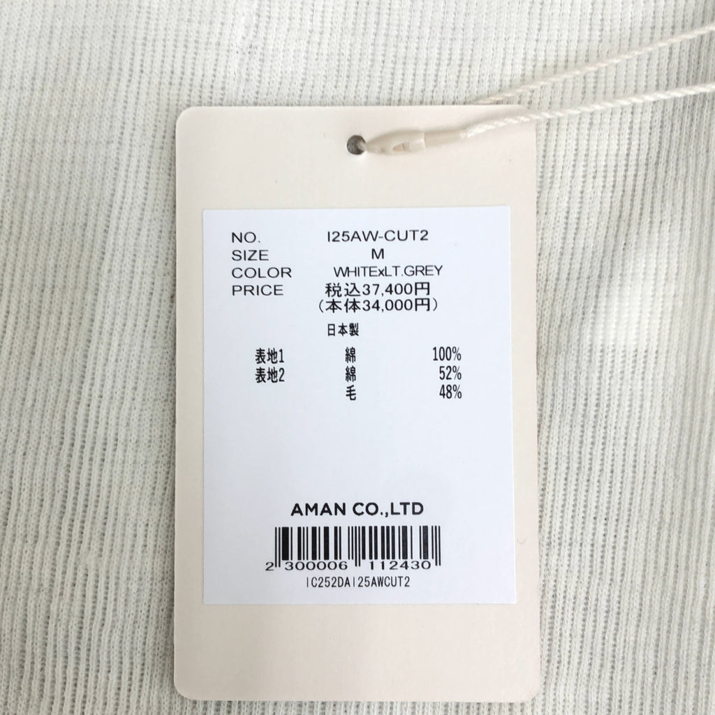 INSCRIRE / アンスクリア | 2025AW | Plating Rib Layered Tee レイヤードTee | M | レディース