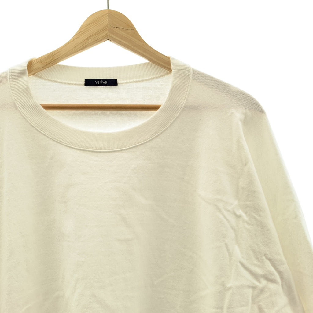 YLEVE / 일레브 | 코튼 오버사이즈 긴팔 T셔츠 | 1 | 여성