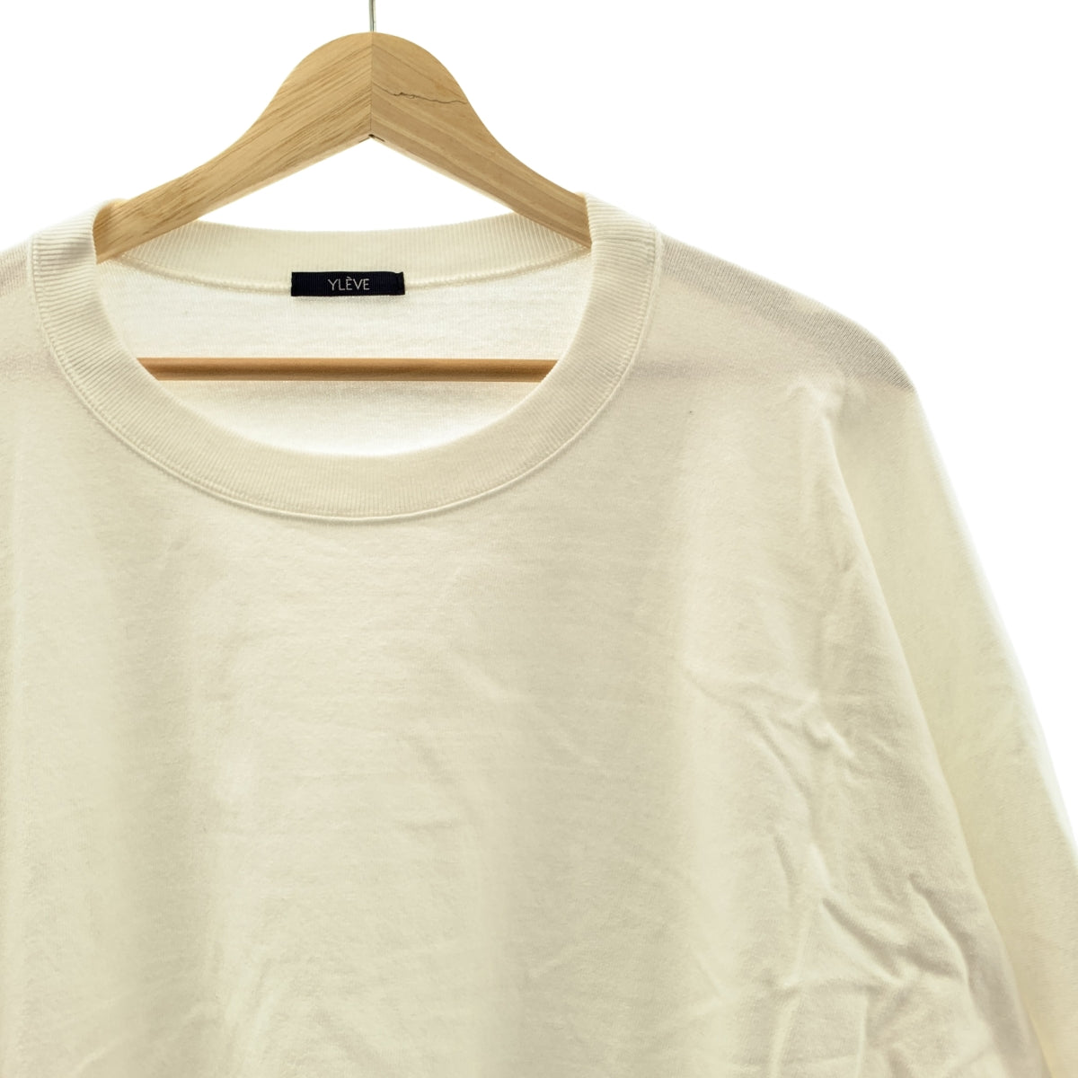 YLEVE / イレーヴ | コットン オーバーサイズ 長袖 Tシャツ | 1 | レディース