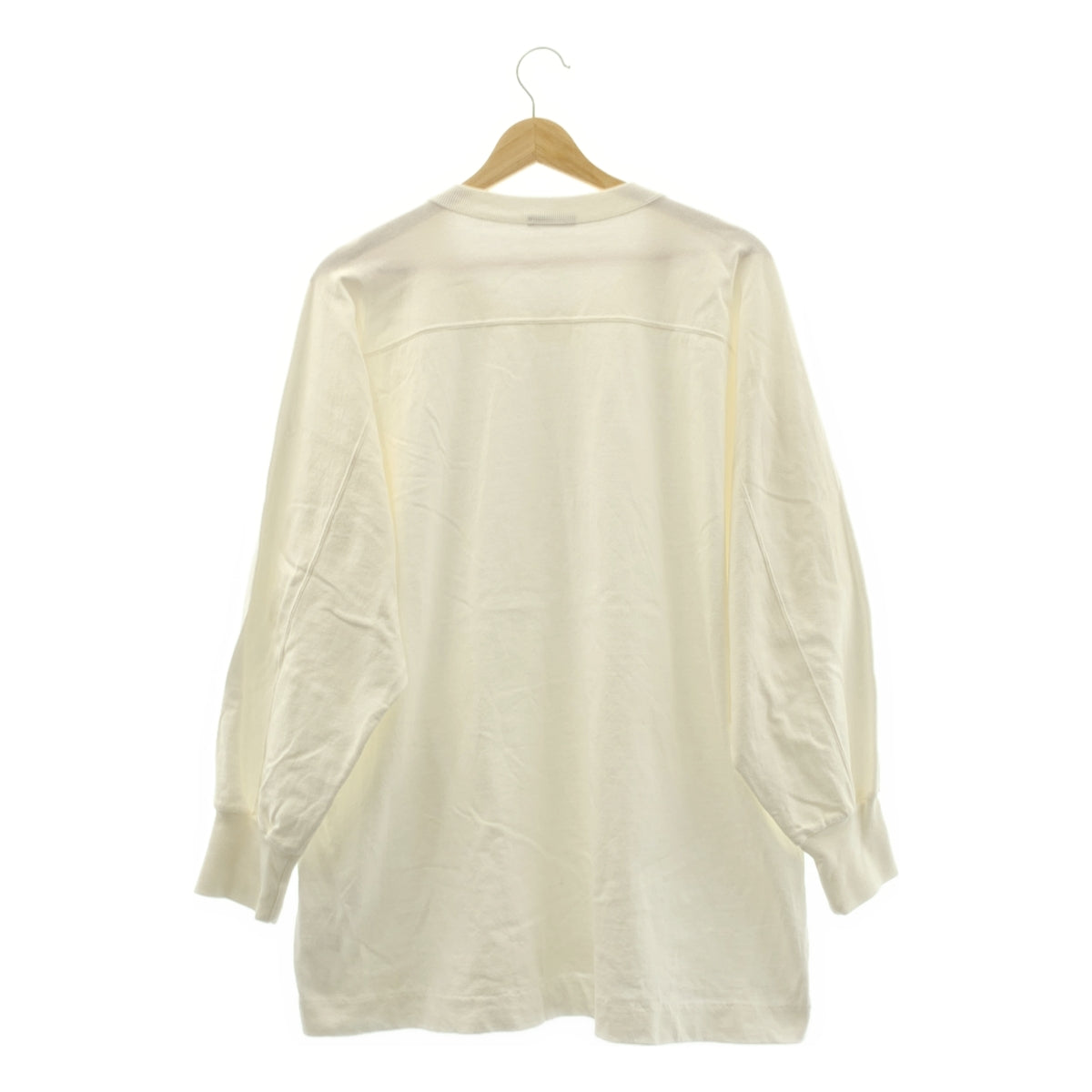 YLEVE / イレーヴ | コットン オーバーサイズ 長袖 Tシャツ | 1 | レディース