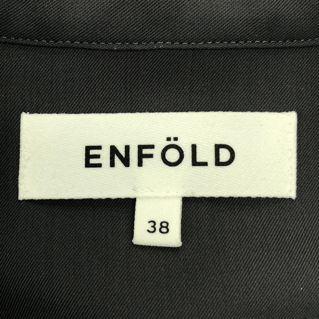 ENFOLD | 2025SS | 無袖長襯衫 | 無袖長襯衫裙 | 尺寸 38 | 女款