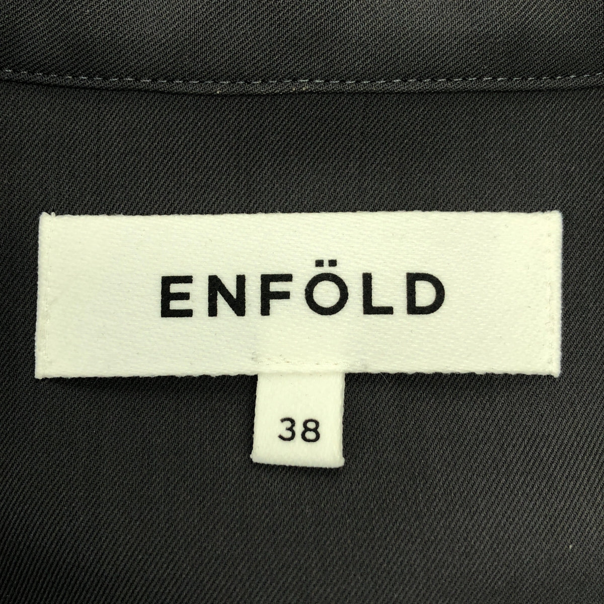 ENFOLD | 2025SS | 無袖長襯衫 | 無袖長襯衫裙 | 尺寸 38 | 女款