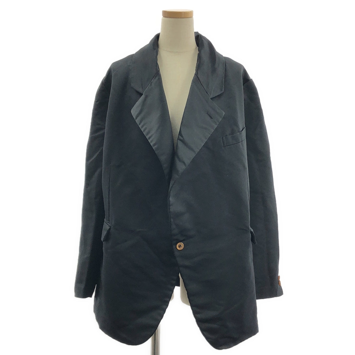 COMME des GARCONS / コムデギャルソン | 2020SS | ポリエステル 製品加工 変形 立体 シングル オーバー ジャケット | M | レディース