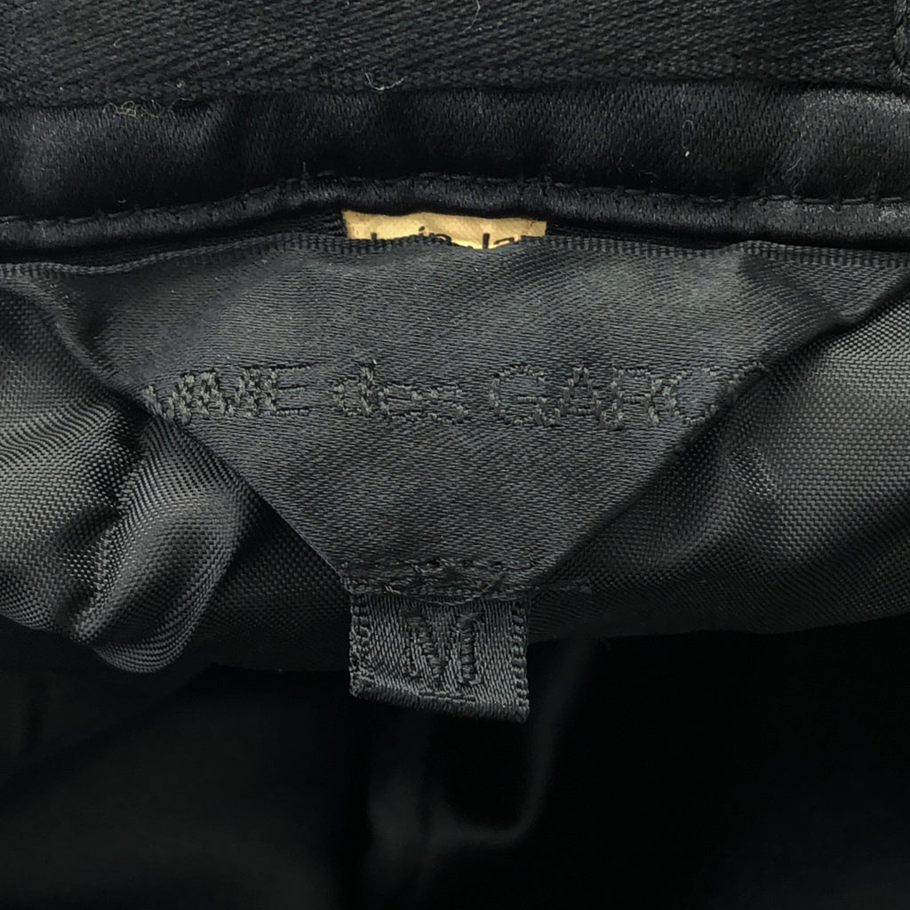 【미품】 COMME des GARCONS / 콤데 갤슨 | 2020SS | 폴리 에스테르 제품 가공 변형 입체 싱글 오버 재킷 | M | 블랙 | 여성
