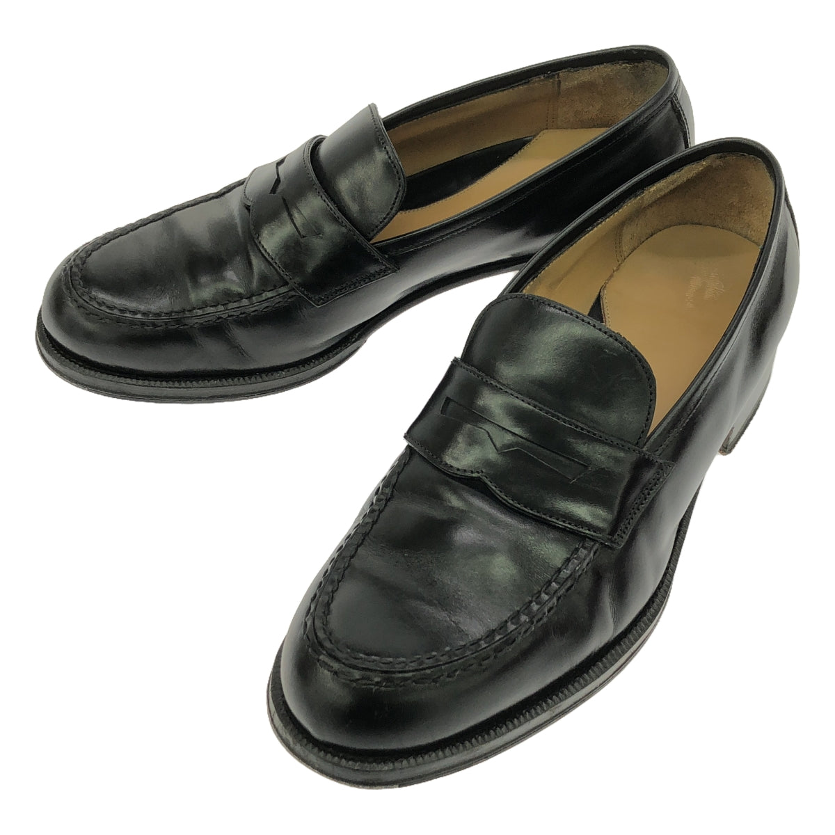 Le Yucca's / レユッカス | CARF LEATHER Loafer / マッケイ製法 レザー シューズ ローファー | 40 1/2 | ブラック | メンズ