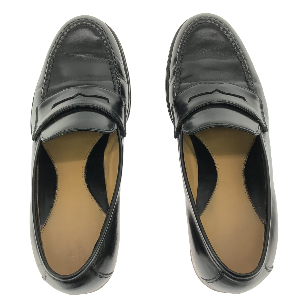 Le Yucca's / レユッカス | CARF LEATHER Loafer / マッケイ製法 レザー シューズ ローファー | 40 1/2 | ブラック | メンズ