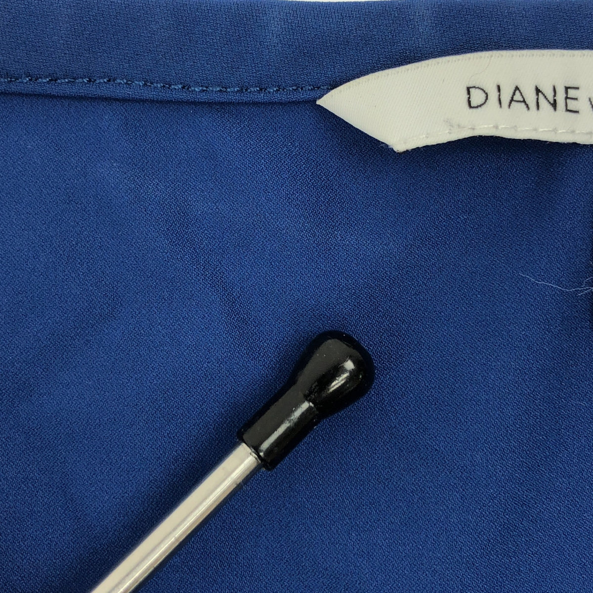 DIANE VON FURSTENBERG / ダイアンフォンファステンバーグ | リボン サイドジップ ドレス ワンピース | 2 | レディース