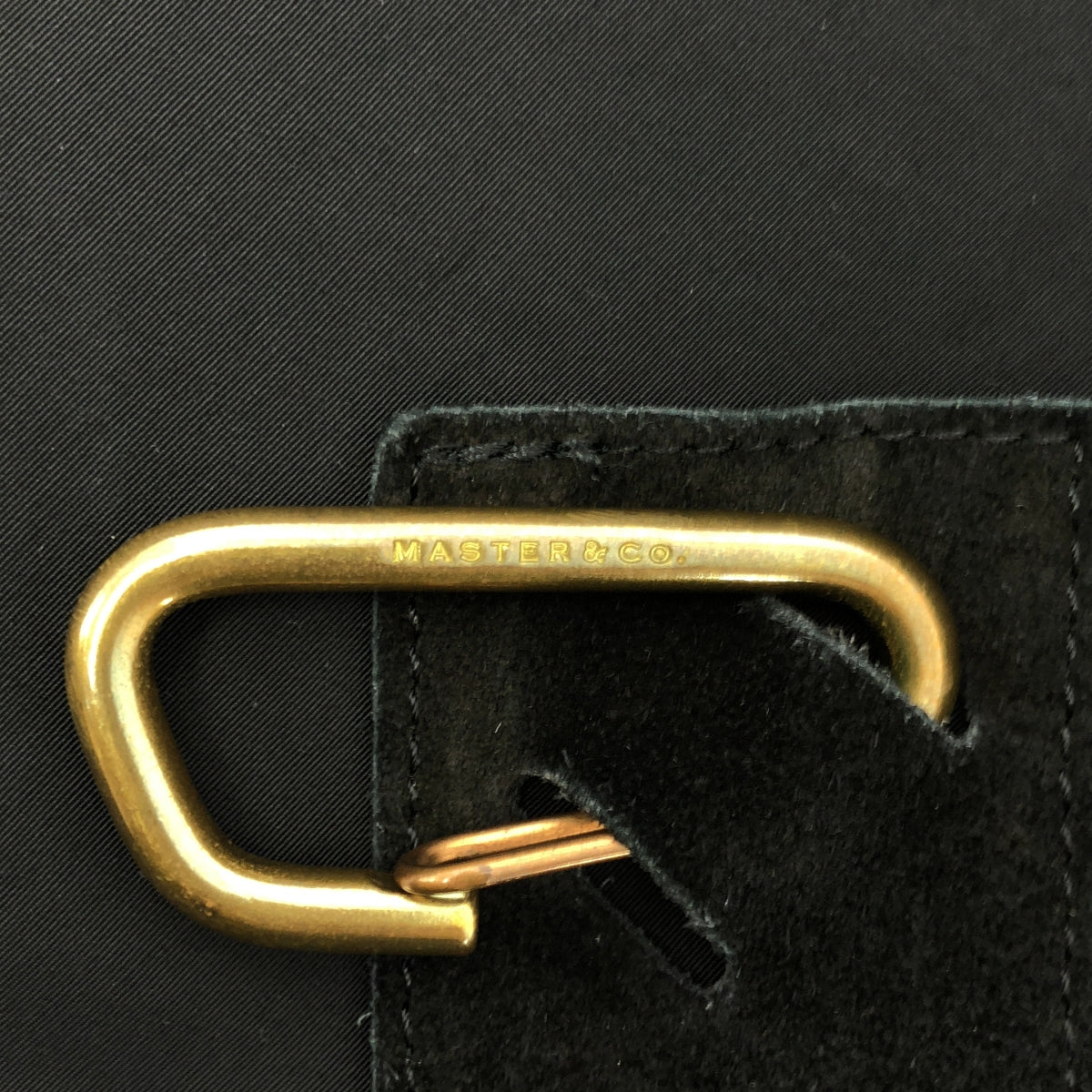 MASTER&CO / マスターアンドコー | DAYPACK+KARABINER 60/40クロス デイパック バックパック リュック | ブラック | レディース